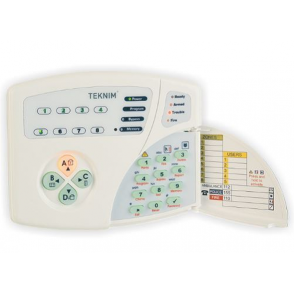 Teknim VPC-108G Led Keypad (VAP Serisi Paneller ile kullanılır)