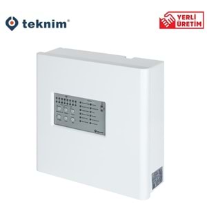 Teknim TFP-4408P 8 Bölgeli Plastik Kasa Konvansiyonel Yangın Alarm Paneli
