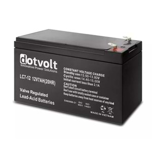 Dotvolt DT 12V 7 AH Kuru Tip Ups Akü