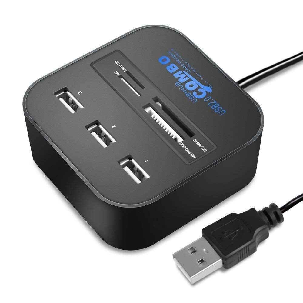 OEM HUB USB 3 PORT + CARD READER COMBO HUB
