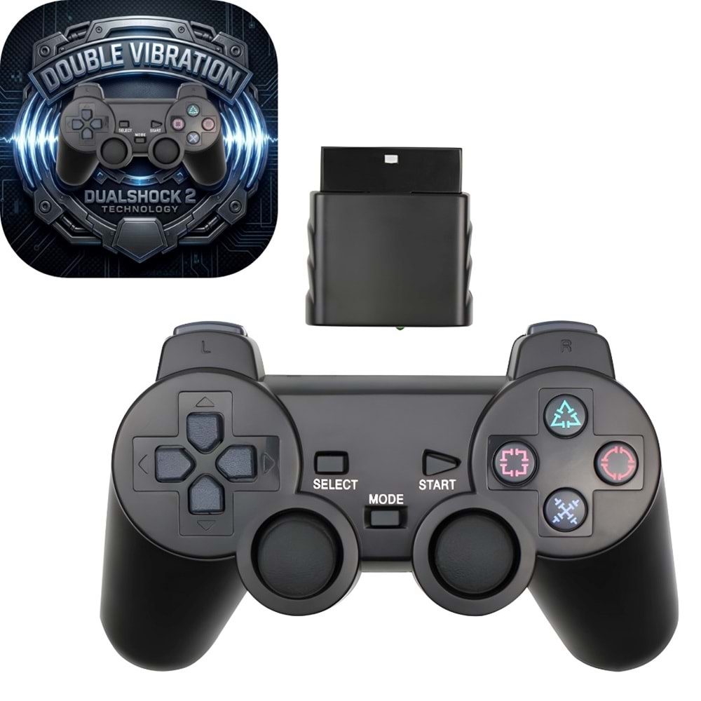 PLATOON PL-2860 PC/PS2/ ANALOG DUAL SHOCK WIRELESS GAME PAD