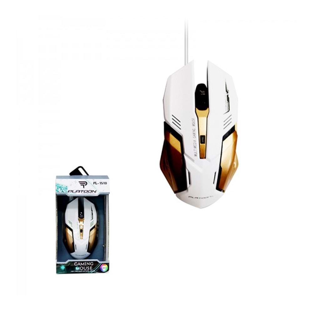PLATOON PL-1510 METAL 1.600 DPİ KUTULU OYUN MOUSE