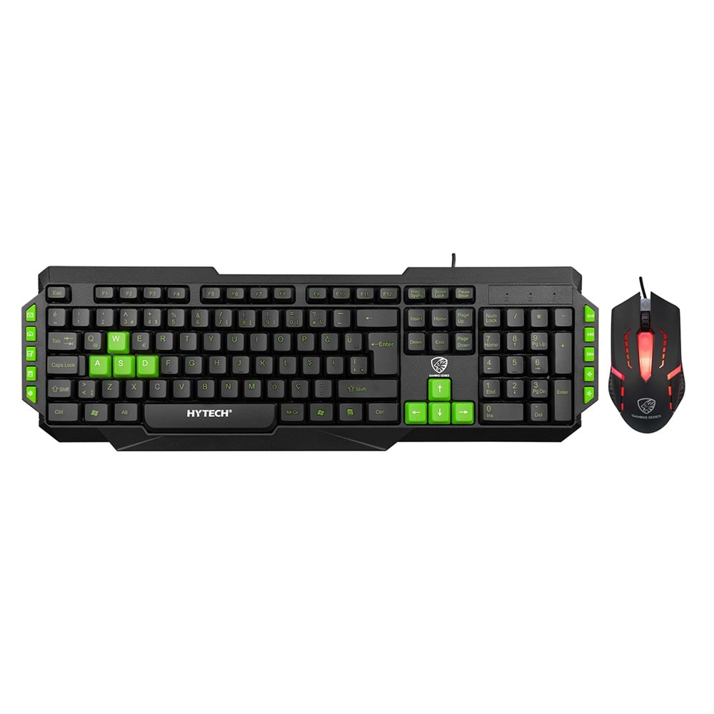 Hytech HKM-58 GAMY PLUS Q Gaming Oyuncu Klavye+Mouse Set
